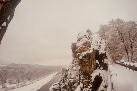 De Dresde: visite d'hiver en Bohême et en Suisse saxonne