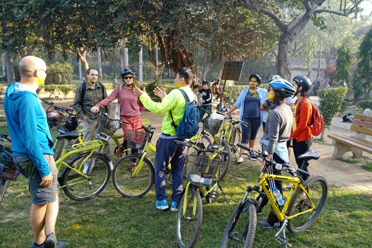 Sur de Delhi: tour privado en bicicleta de 3,5 horas con almuerzo de kebab