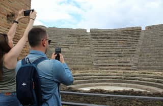 Ab Neapel: Pompeji & Vesuv Smart-Tour mit Tickets