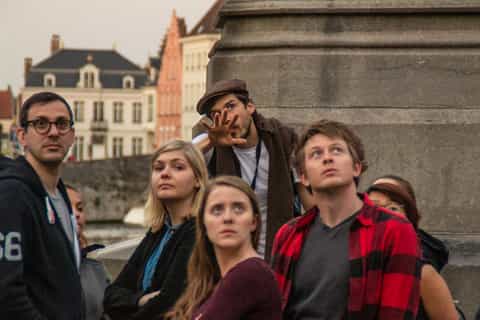 Bruges: tour serale di 1,5 ore del lato oscuro di Bruges