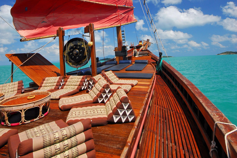 Koh Samui: Całodniowy rejs na wyspę Koh Phangan z zachodem słońcaKoh Samui: całodniowy rejs na wyspę Koh Phangan z zachodem słońca