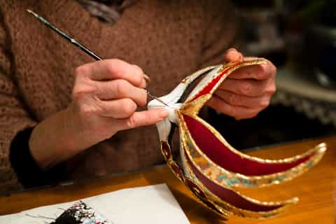 venice virtual carnival maskpainting workshop