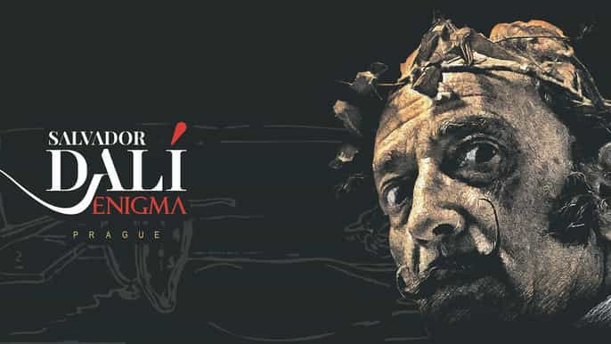 praga salvador dalí biglietto per la mostra dellenigma