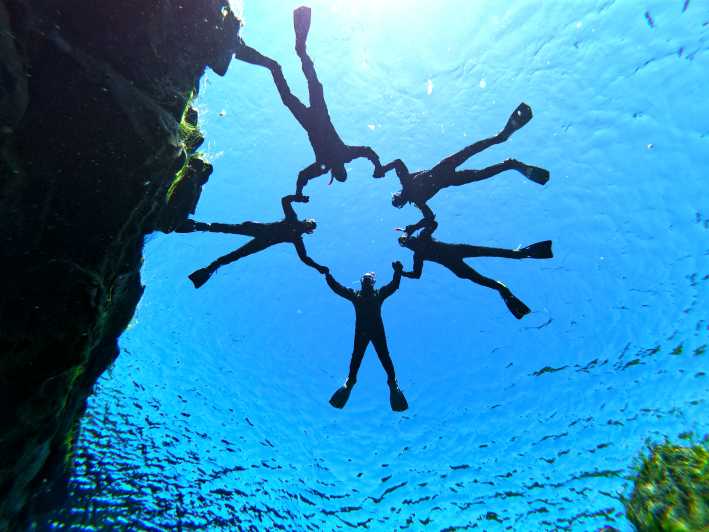 Silfra : Excursion d'une demi-journée avec plongée en apnée et photos sous-marines
