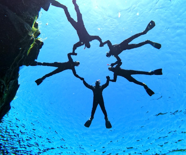 Silfra: Halvdagstur med snorkling og undervandsfotos