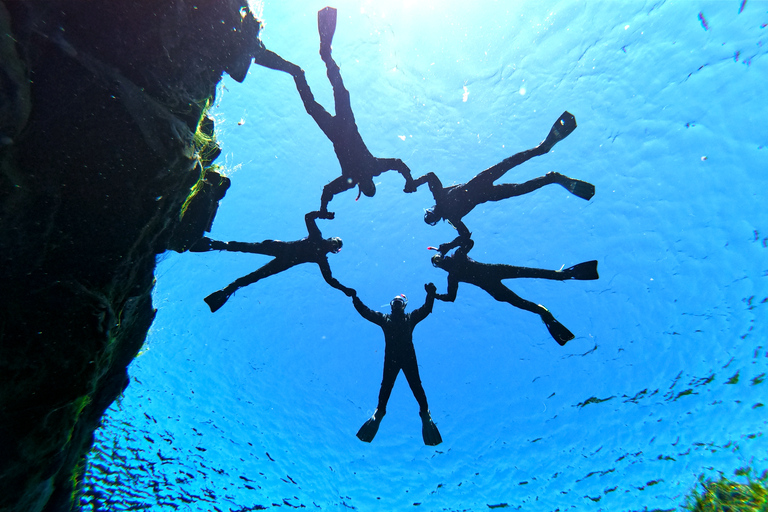 De Reykjavik: Snorkeling em Silfra com fotos subaquáticasOpção de roupa seca