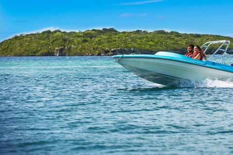 cayo santa maría aventura en lancha motora sin conductor