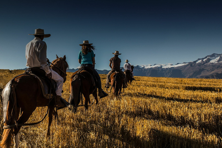 Cusco: passeio a cavalo de dia inteiro para Maras e Moray