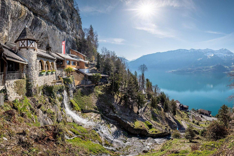 From Basel: Swiss Alps, Lauterbrunnen, & Beatus Caves Tour