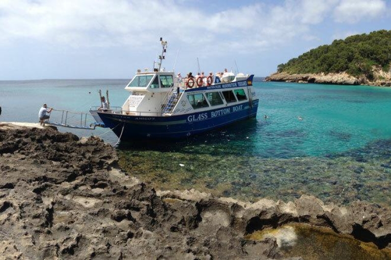 Cala Galdana : excursion en bateau à fond de verre de 2 heures