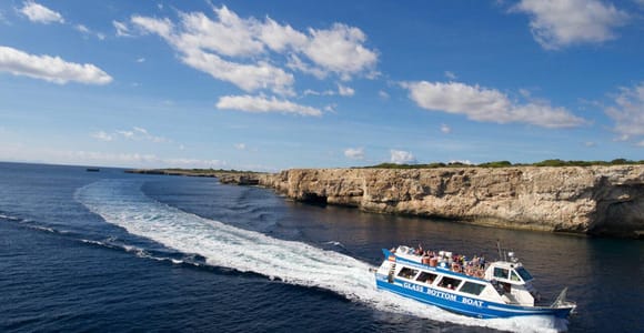 From Cala Galdana: 2-Hour Glass-Bottom Boat Trip
