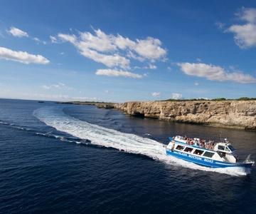 From Cala Galdana: 2-Hour Glass-Bottom Boat Trip