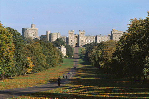 From London: Windsor Castle and Hampton Court Palace Tour in English with Entrance Fees included