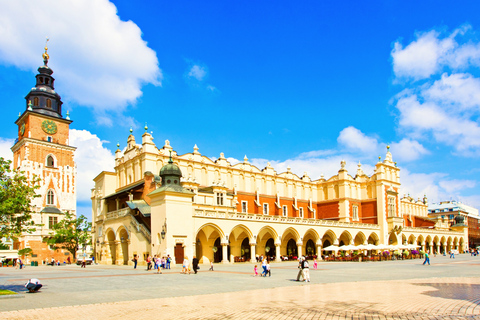 Krakow: City Sightseeing Tour by Electric Golf Cart Tour in Italian