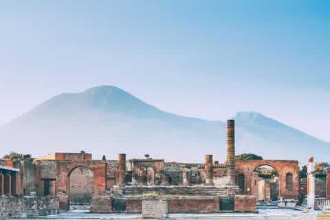 Naples or Sorrento: Full-Day Pompeii and Mount Vesuvius Tour