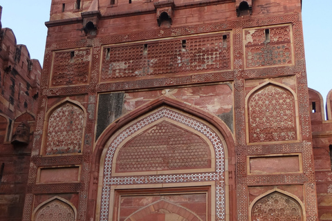 From Delhi: Day Trip to Taj Mahal, Agra Fort and Baby TajTour with Car, Guide, Entry Tickets, and Lunch