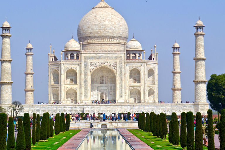 From Delhi: Day Trip to Taj Mahal, Agra Fort and Baby Taj All Inclusive Tour