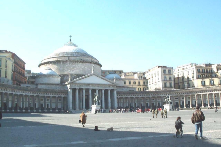 Naples: Full-Day City Tour with Pompeii and Sorrento Tour in French with Central Station Meeting Point