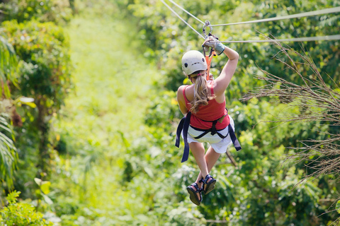 Puntarenas: Zip Line och ekologisk båttur Landutflykt