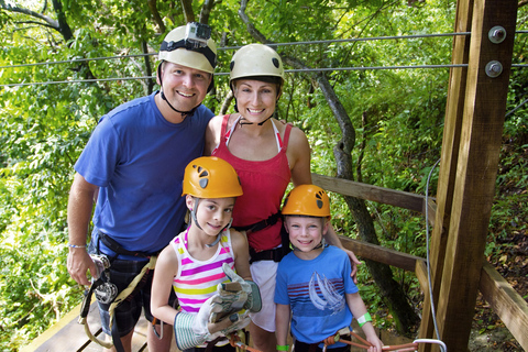 Puntarenas: Zip Line och ekologisk båttur Landutflykt