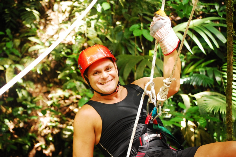 Puntarenas: Zip Line och ekologisk båttur Landutflykt