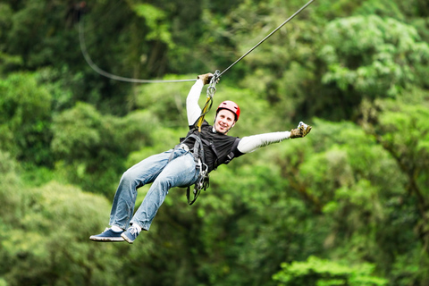 Puntarenas: Zip Line och ekologisk båttur Landutflykt