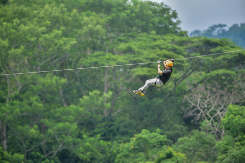 Puntarenas: Zip Line och ekologisk båttur Landutflykt