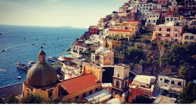 nápoles recorrido de positano amalfi y ravello en un autobús de lujo