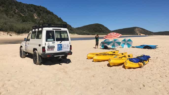noosa private double island point beach adventure