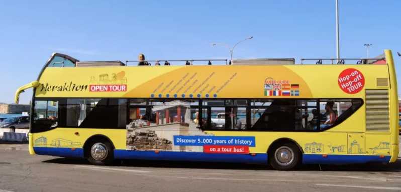 Heraklion: Hop-on Hop-off Open Top Bus városnéző túra