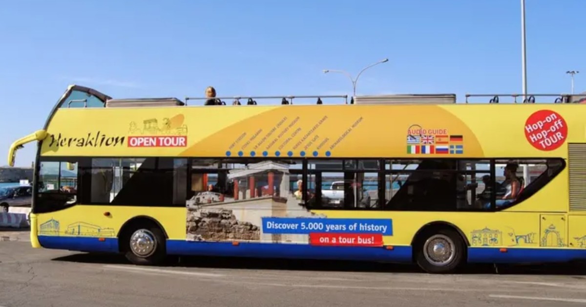 heraklion city tour bus
