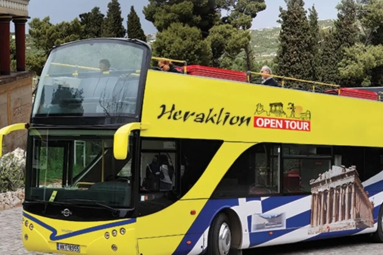 Heraklion: Hop-on Hop-off Bus Sightseeing Tour