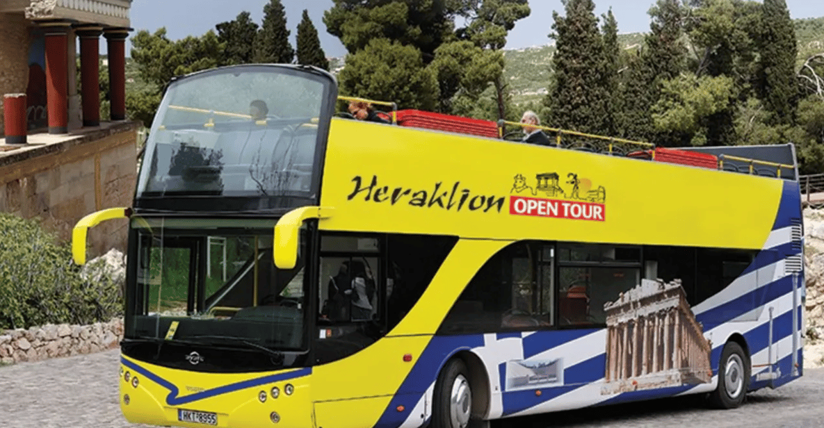 Heraklion: Hop-on Hop-off Bus Sightseeing Tour