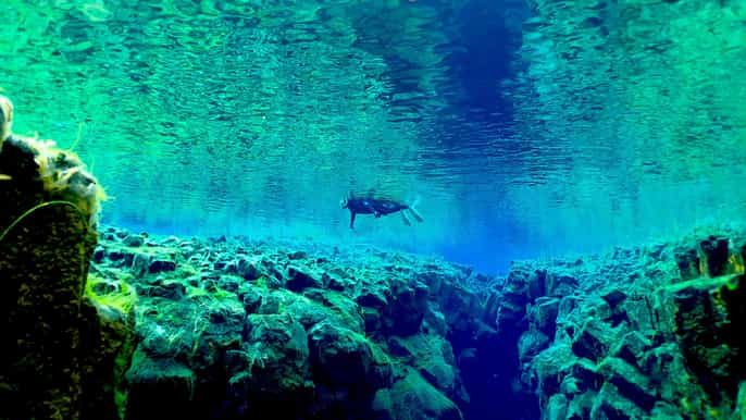 reykjavik combo snorkel in silfra fissure lava caving