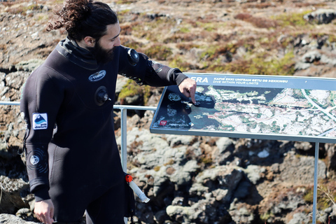 De Reykjavik : snorkeling à Silfrugjá et spéléologie