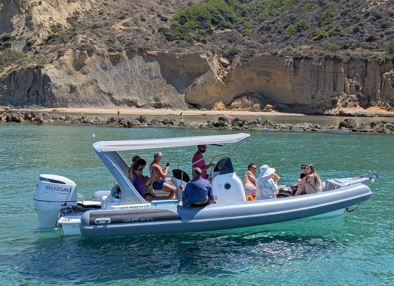 San Leone: halvdagstur i Scala dei Turchi med skipper