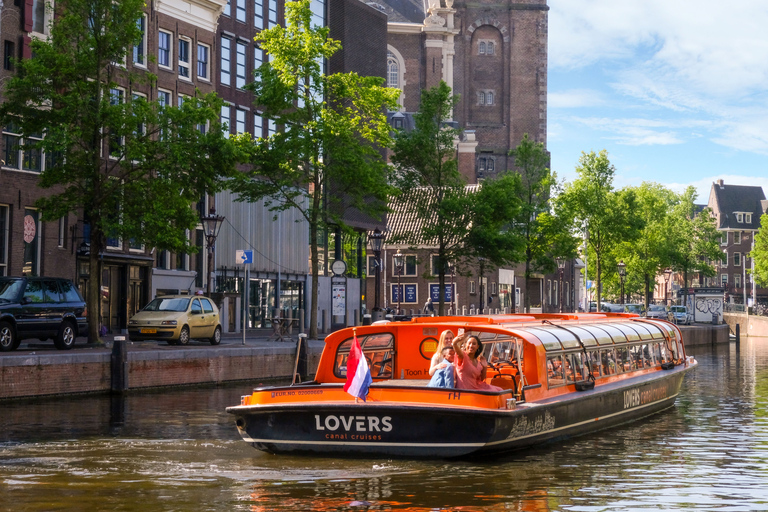 Amsterdam: Kanalkryssning i stadens centrumAmsterdam: En timmes kanalrundtur – från centralstationen