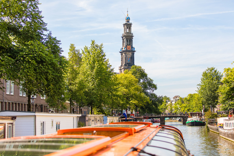 Ámsterdam: crucero de 1 hora por el canal con audioguía GPSÁmsterdam: crucero de 1 hora desde la estación central