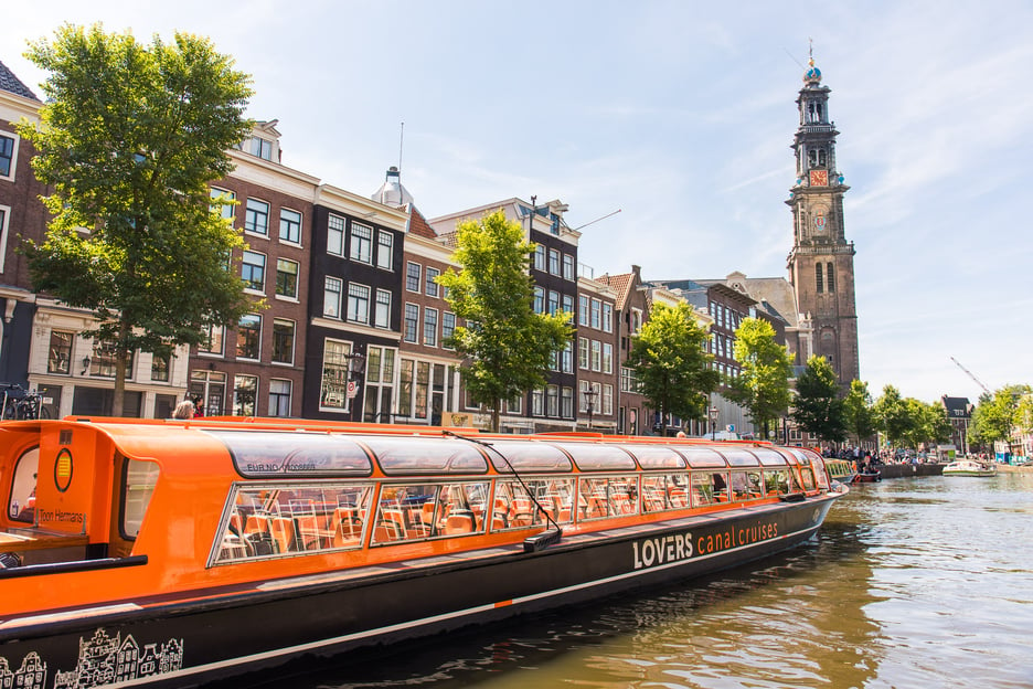 Amsterdam: Paseo en barco por el canal del centro de la ciudad