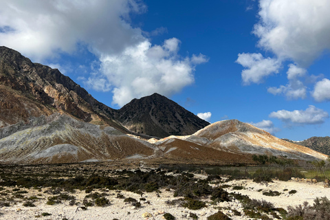 Nisyros komplette Tour: Nikia, Vulkan, Eborio, Mandraki.