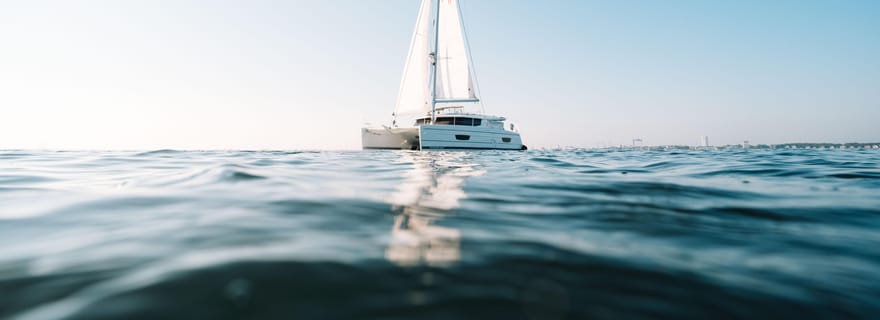 Rostock : Croisière en catamaran d'une demi-journée, d'une journée ou au coucher du soleil