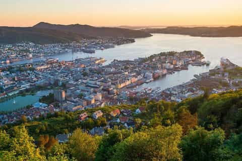 Bergen: City Sightseeing, Fjord Cruise & Mt Fløyen Funicular