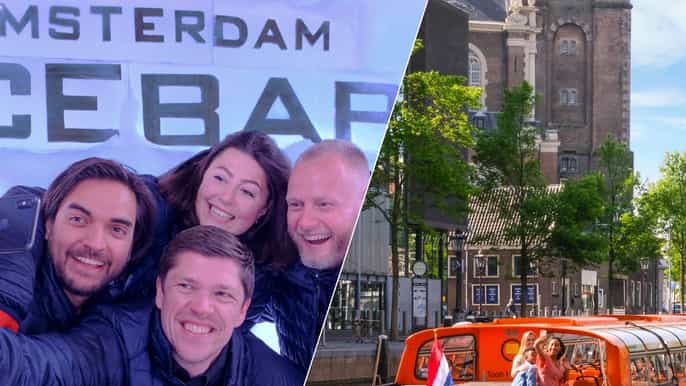 Crucero por Ámsterdam y entrada al Xtracold Icebar