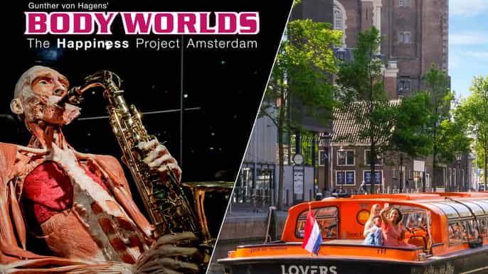 amsterdam body worlds exhibition and canal cruise