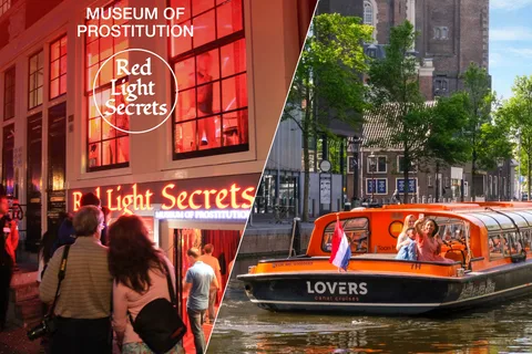 Amsterdam: Red Light Secrets Museum og 1-times kanalrundfart