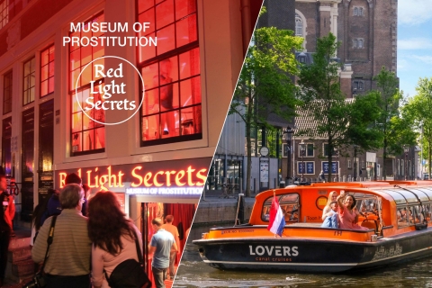 Amsterdam: Muzeum Red Light Secrets i godzinny rejs po kanałach