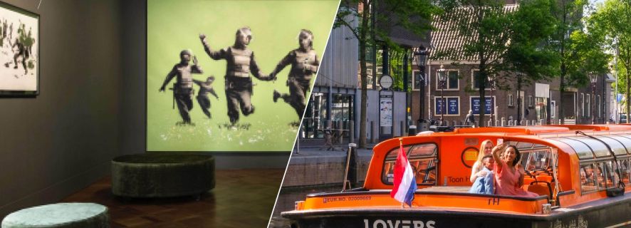 Amsterdam: Bilet wstępu do Muzeum Moco i 1-godzinny rejs po kanałach