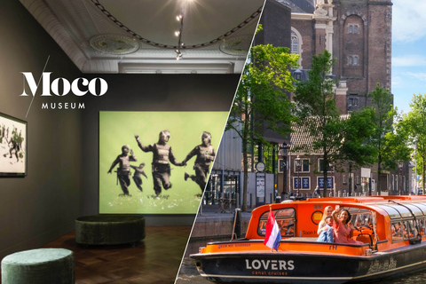 Amsterdam: ingresso al Moco Museum e crociera sui canali