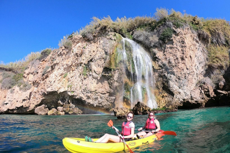 Nerja: Guided Kayak Tour Nerja Cliffs and Maro Waterfall Nerja: Sea Kayak Tour