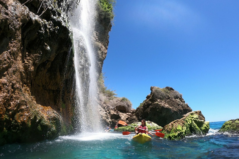 Nerja: Guided Kayak Tour Nerja Cliffs and Maro Waterfall Nerja: Sea Kayak Tour